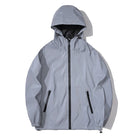 Variant image for Men's Reflective Hooded Windbreaker Jacket – Stylish Outdoor Jacket for Spring & Autumn-3
