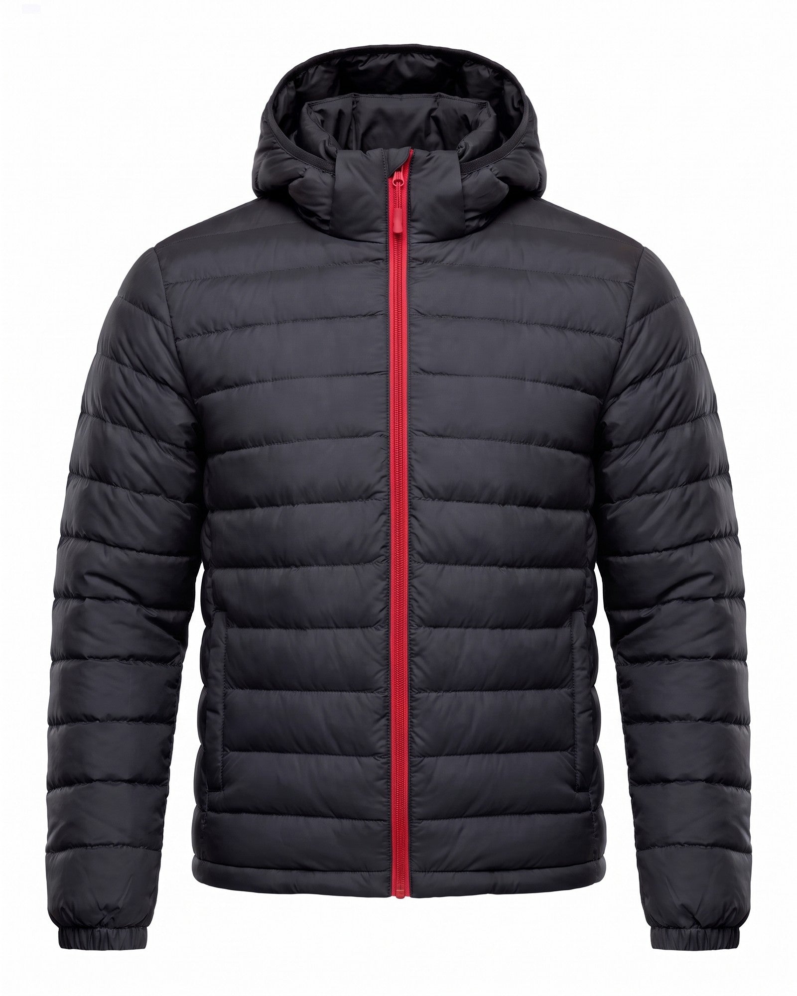 Men's Stylish Padded Puffer Jacket Ultimate Warmth - Black