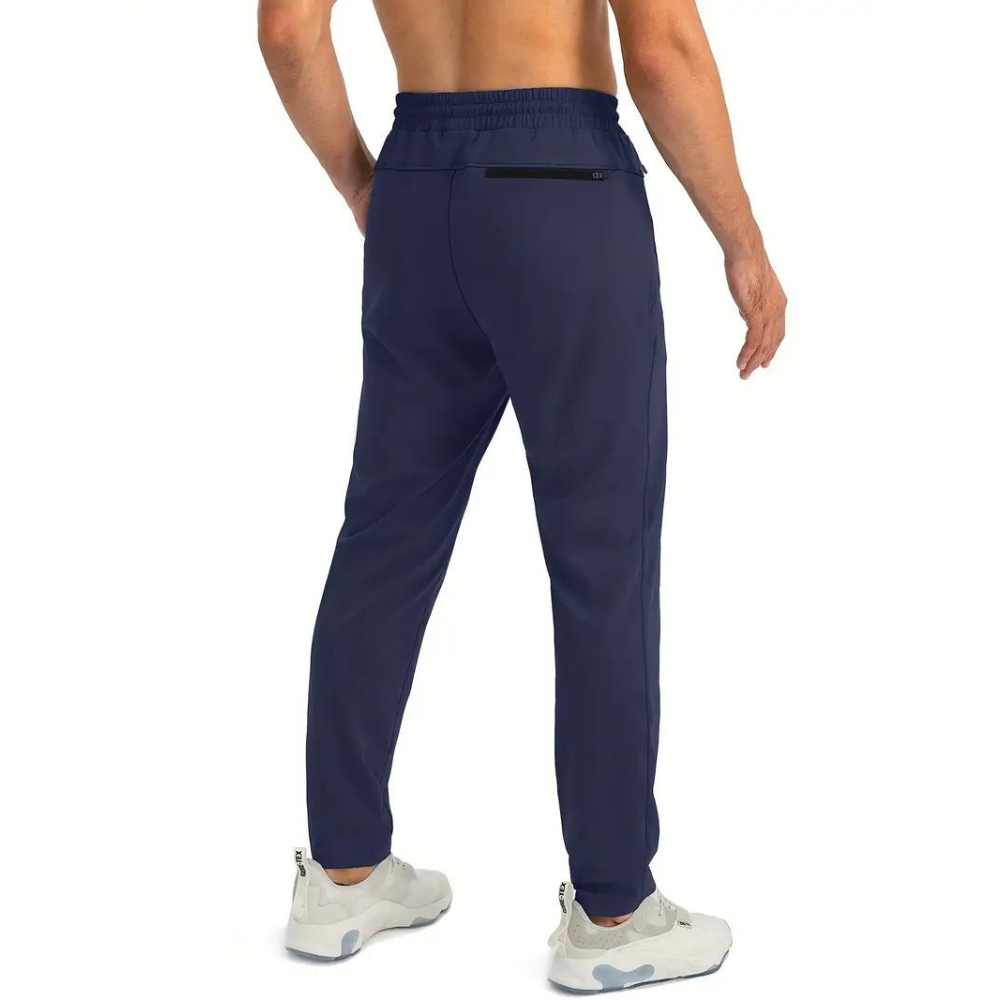 FlexFit - Stretchable Men's Joggers with Adjustable Waist and Pockets-4
