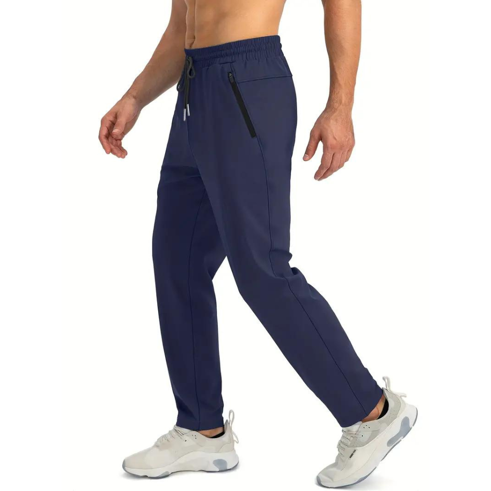 FlexFit - Stretchable Men's Joggers with Adjustable Waist and Pockets-3