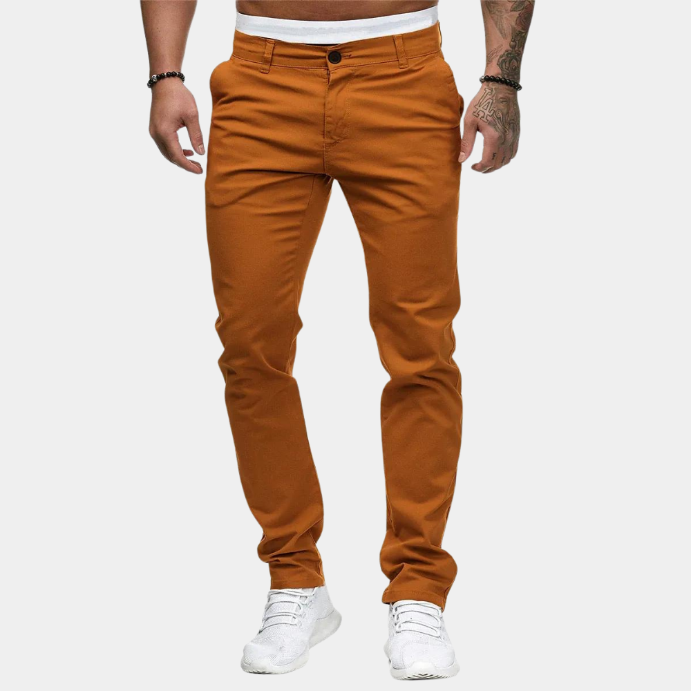 Variant image for UrbanStyle - Slim Fit Men's Chino Pants for Casual Elegance-17