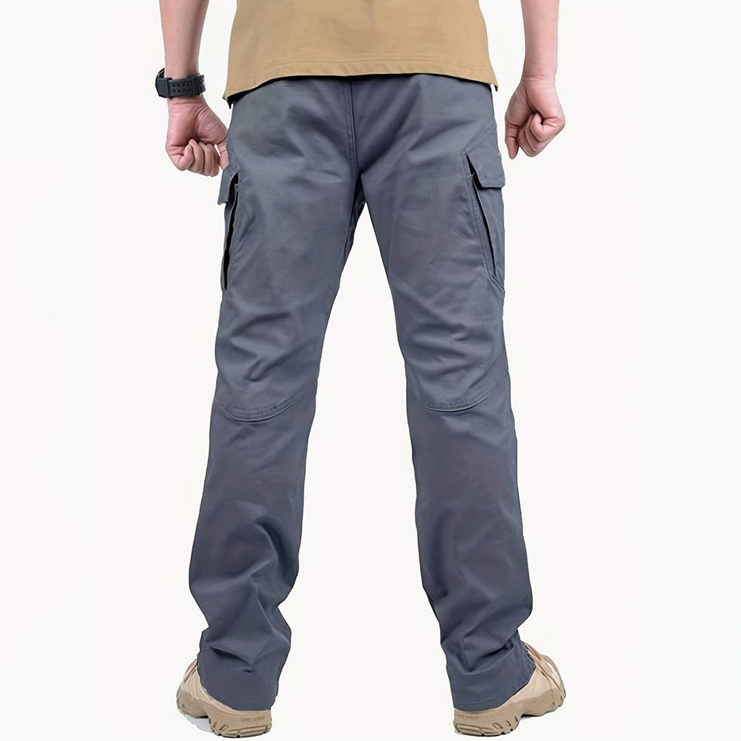 EcoGear Men's Cargo Trousers - Durable Outdoor Pants with Pockets-3