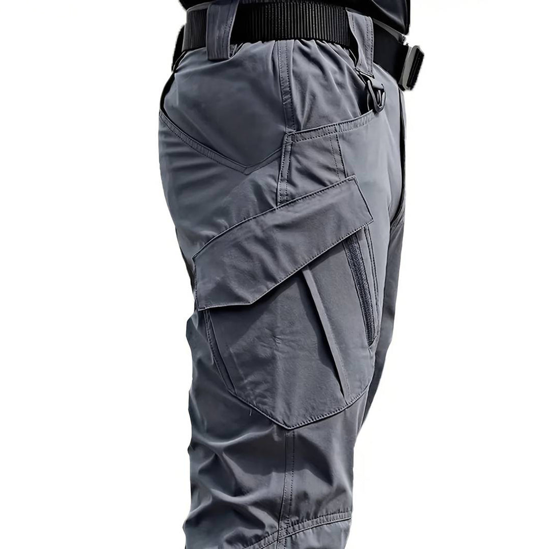 EcoGear Men's Cargo Trousers - Durable Outdoor Pants with Pockets-4