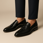 Giviny-Brown-Loafers-Mens-Leather-Tassel-Shoes 2