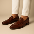 Giviny-Brown Penny Loafers for Men - Casual Style 6