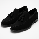 Giviny-Mens Loafers - Low-Cut Leather Tassel Design 7