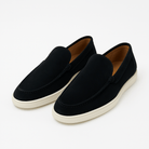 Giviny-Mens Suede Loafers - Classic Black Style 16
