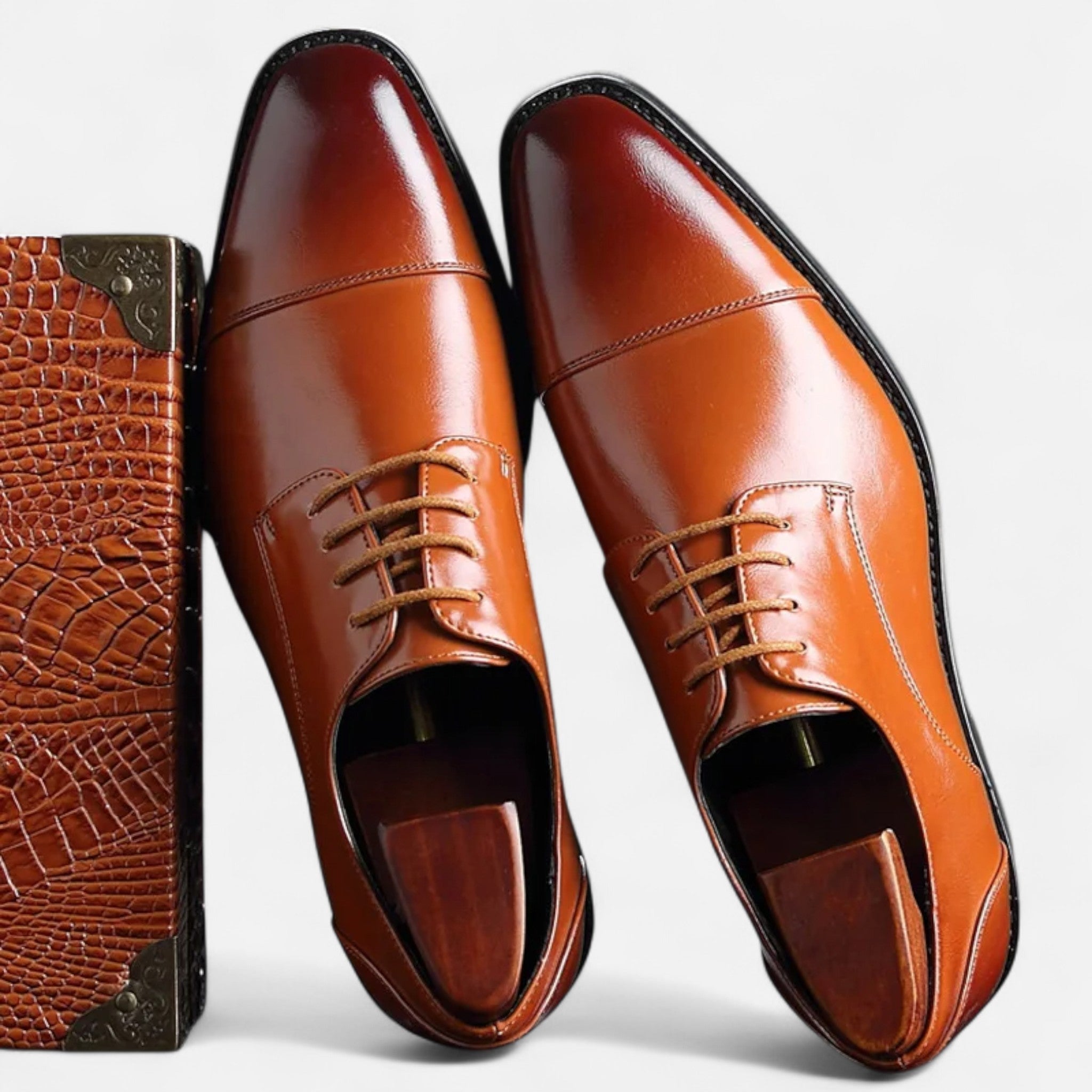 Heritage-Oxford Men's Classic Leather Shoes 3