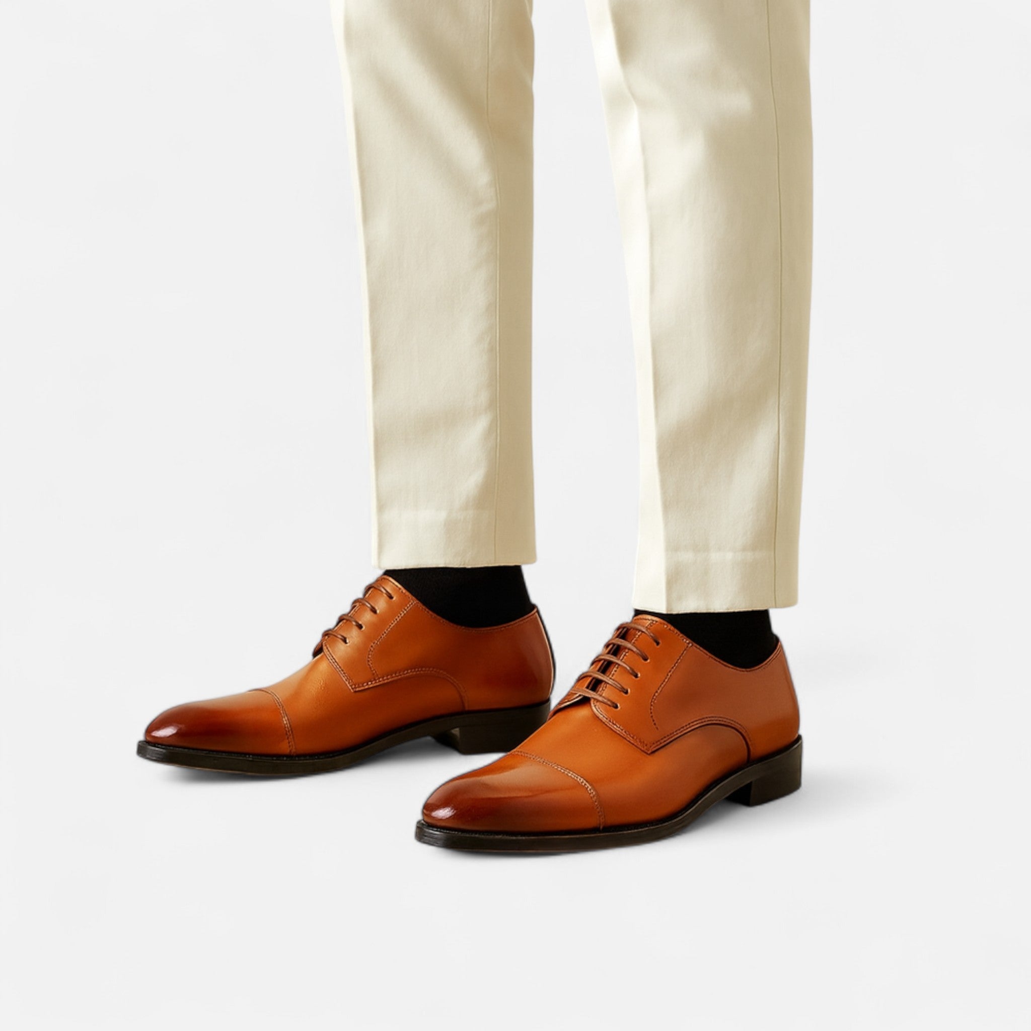 Heritage-Oxford Men's Classic Leather Shoes 4