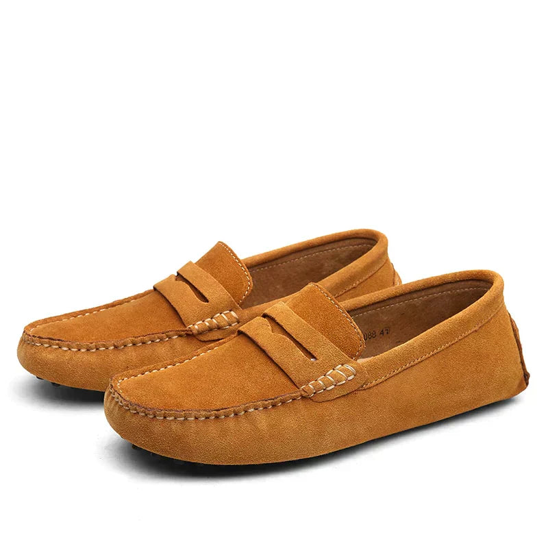Hugo - Men's Brown Loafers, Penny Loafers Men 11