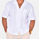 Knit-Style Men's Shirt - Casual Elegance in Comfort 2