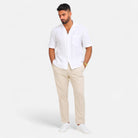 Knit-Style Men's Shirt - Casual Elegance in Comfort 4