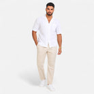 Knit-Style Men's Shirt - Casual Elegance in Comfort 5