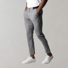 Stylish Men's Khaki Chino Pants - Comfortable Fit for All Occasions-5