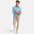 Linen-Classic Men's Linen Shirt - Summer Essential 7