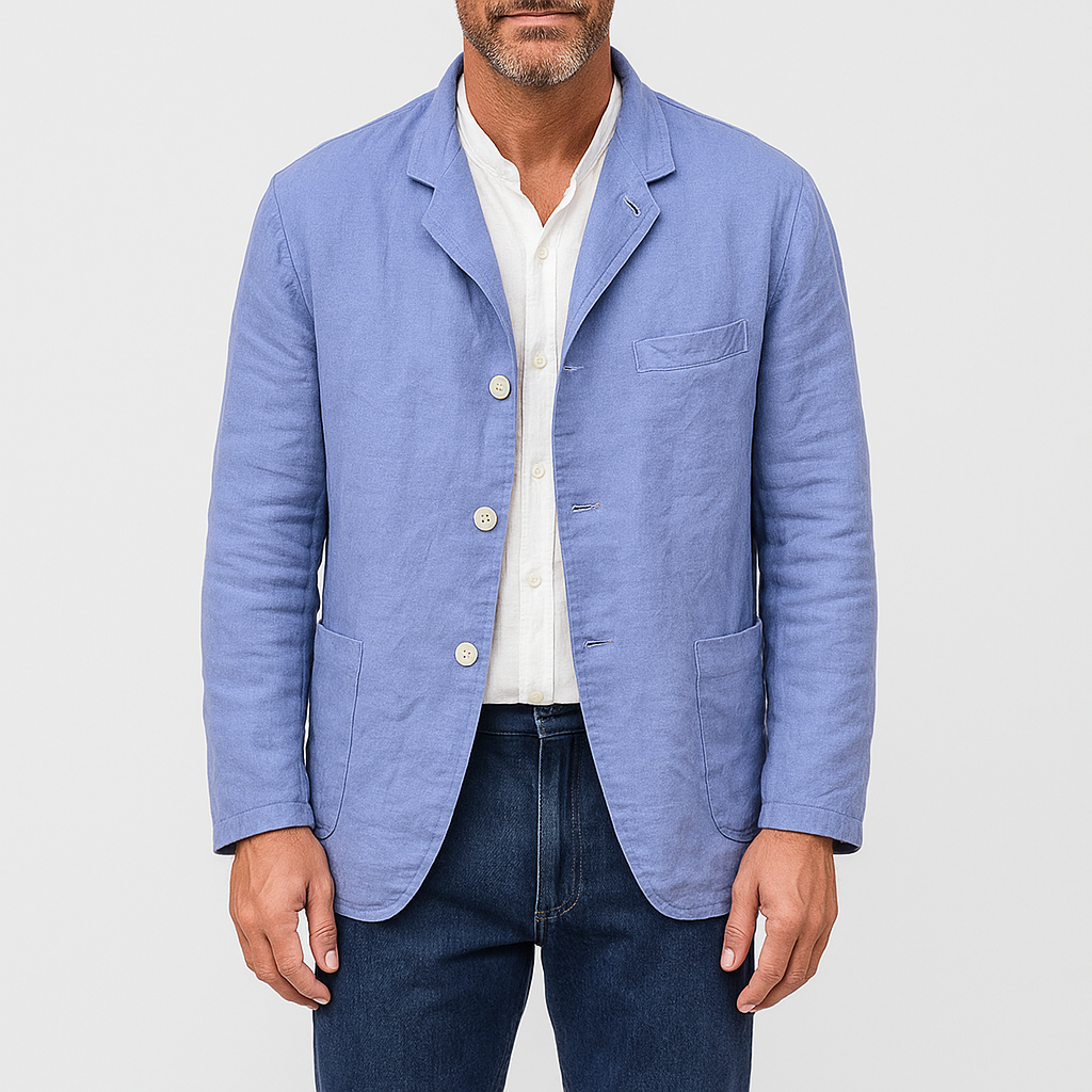 Luxe-Linen Women's Blazer for Smart Casual Style 3