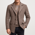 Luxe-Mens Overcoat Wool Blend Winter Coat 0