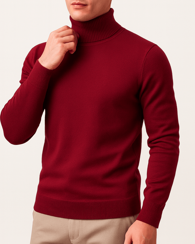 Luxe-Turtleneck - Classic Men's Sweater 0