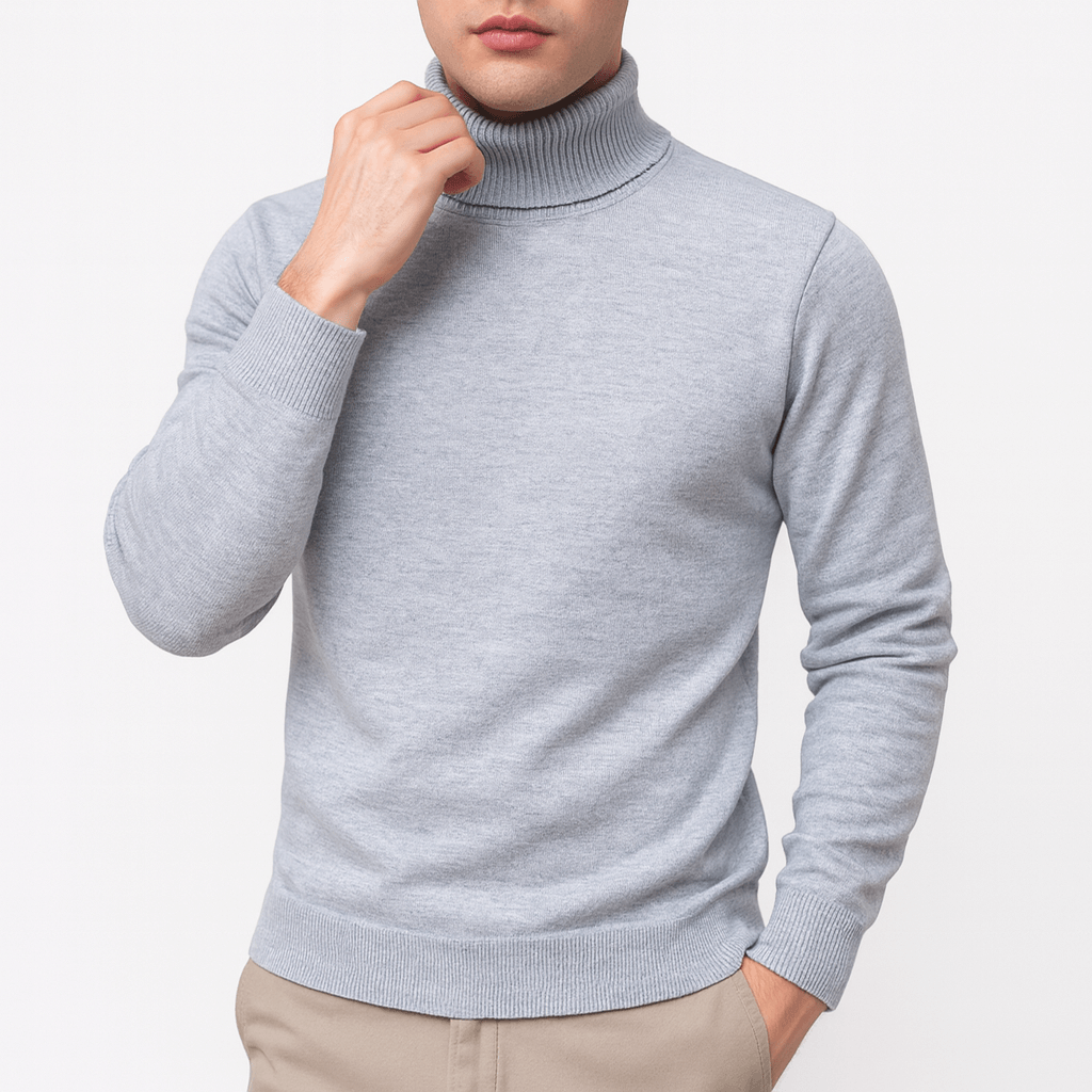 Luxe-Turtleneck - Classic Men's Sweater 2