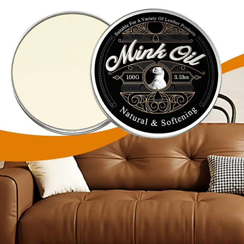Mink Oil Paste - Conditions and Protects Leather Goods Naturally 4