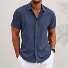 Oliver - Men's Short Sleeve Linen Shirt 1