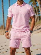 Polo-Set Men's Outfit - Casual Polo Shirt & Shorts 4