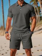 Polo-Set Men's Outfit - Casual Polo Shirt & Shorts 7