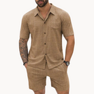 Resort-Style - Men's Shirt & Shorts Set for Summer 2