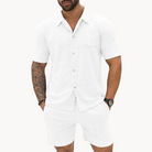 Resort-Style - Men's Shirt & Shorts Set for Summer 5