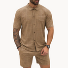 Resort-Style - Men's Shirt & Shorts Set for Summer 7