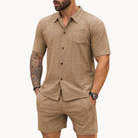 Resort-Style - Men's Shirt & Shorts Set for Summer 8