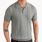 Retro-Polo Men's Slim Fit Jacquard Shirt 0