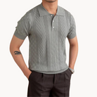Retro-Polo Men's Slim Fit Jacquard Shirt 1