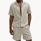 Retro-Style - Men's Polo And Short Set, Summer Wear 0