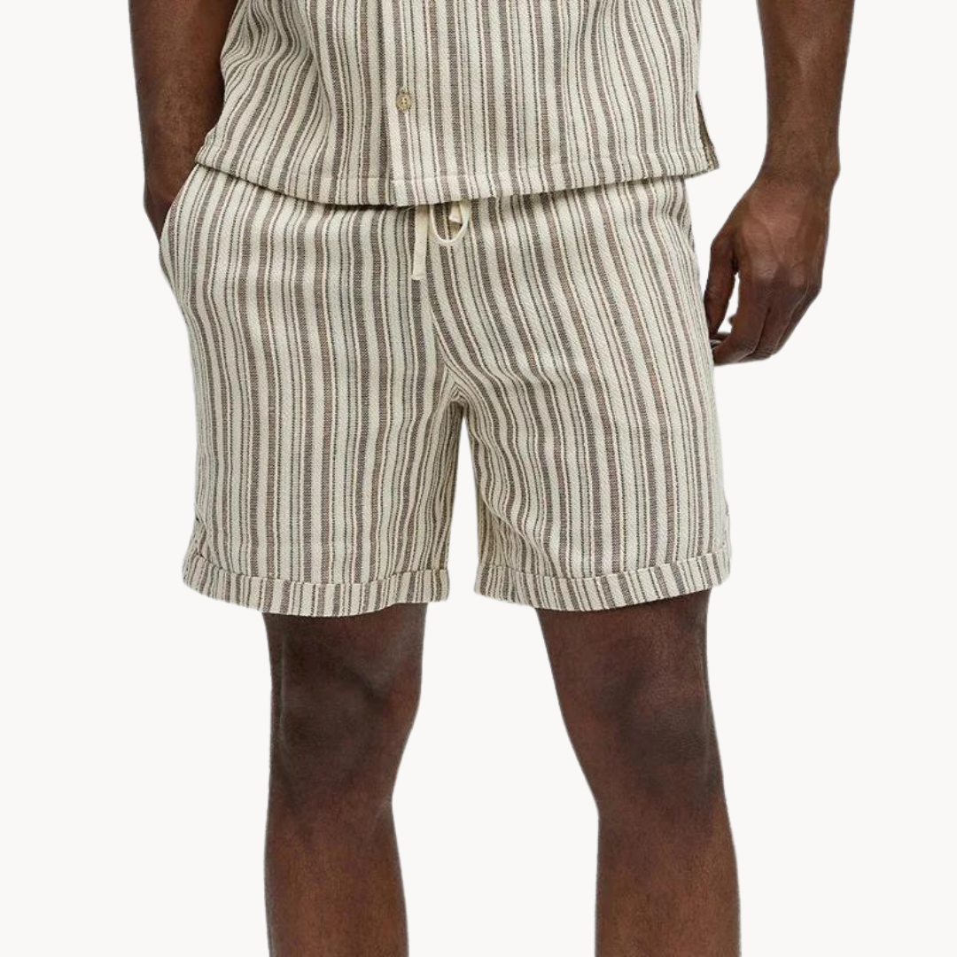 Retro-Style - Men's Polo And Short Set, Summer Wear 3