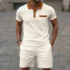Ryan-Summer Men's Polo Shorts Set - Casual Wear 0