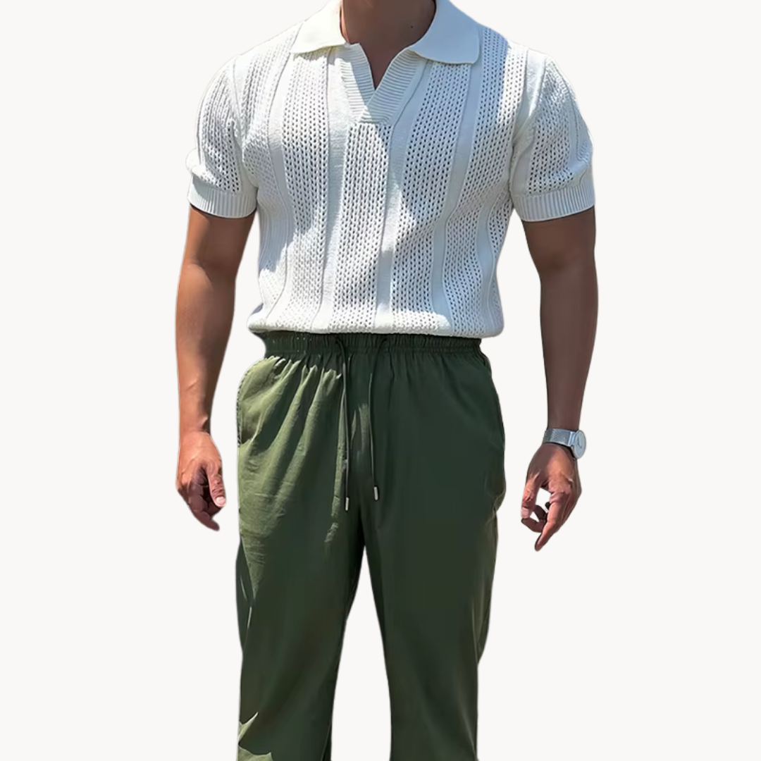 Style-Open Men's Breathable Polo Shirt - Slim Fit 6