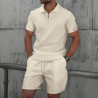 Style- Men's Co Ord Set Polo Shirt & Shorts 0