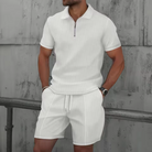 Style- Men's Co Ord Set Polo Shirt & Shorts 10