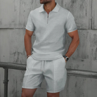 Style- Men's Co Ord Set Polo Shirt & Shorts 6