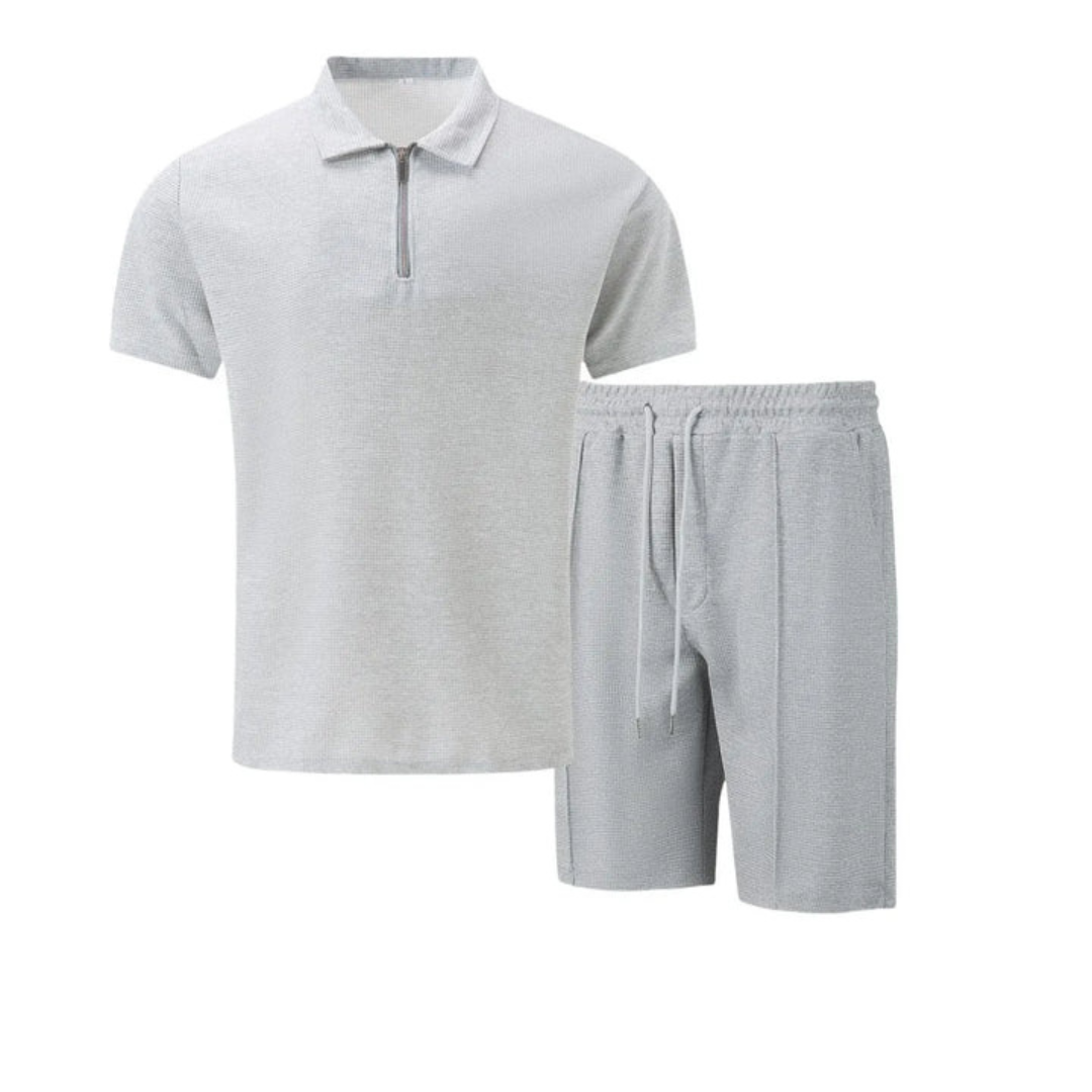 Style- Men's Co Ord Set Polo Shirt & Shorts 7