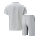 Style- Men's Co Ord Set Polo Shirt & Shorts 8