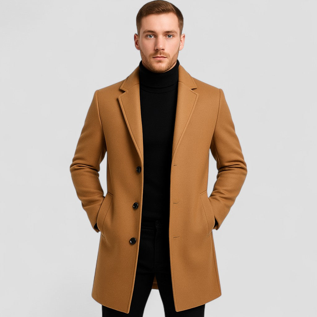WoolBlend - Men's Wool Overcoat for Winter Style 0