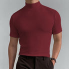 Variant image for MetroWear™ - Soft Cotton T-Shirt with Turtleneck Design-30