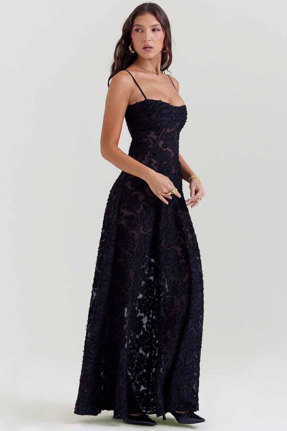 Variant image for Ella-Max - Long Sleeve Maxi Dress for Women-9