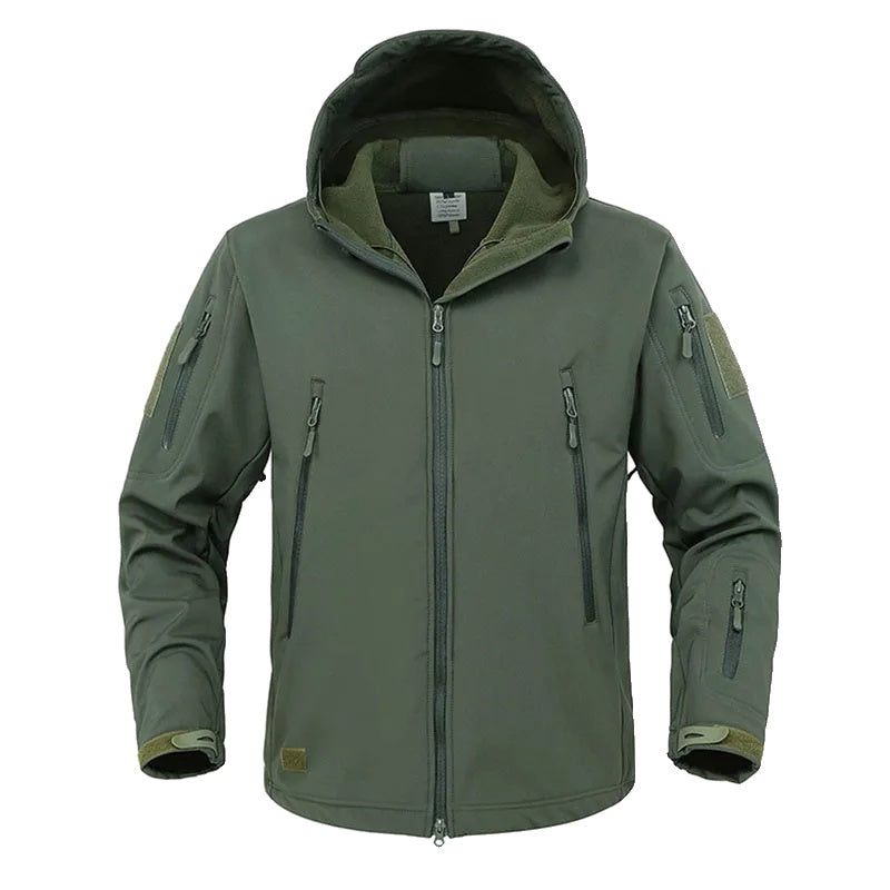 RuggedShield - Men's Waterproof Tactical Soft Shell Jacket-1