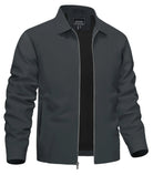 Variant image for Urban Voyager - Men's Lightweight Bomber Jacket with Zipper Pockets-12