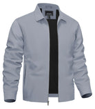 Variant image for Urban Voyager - Men's Lightweight Bomber Jacket with Zipper Pockets-47