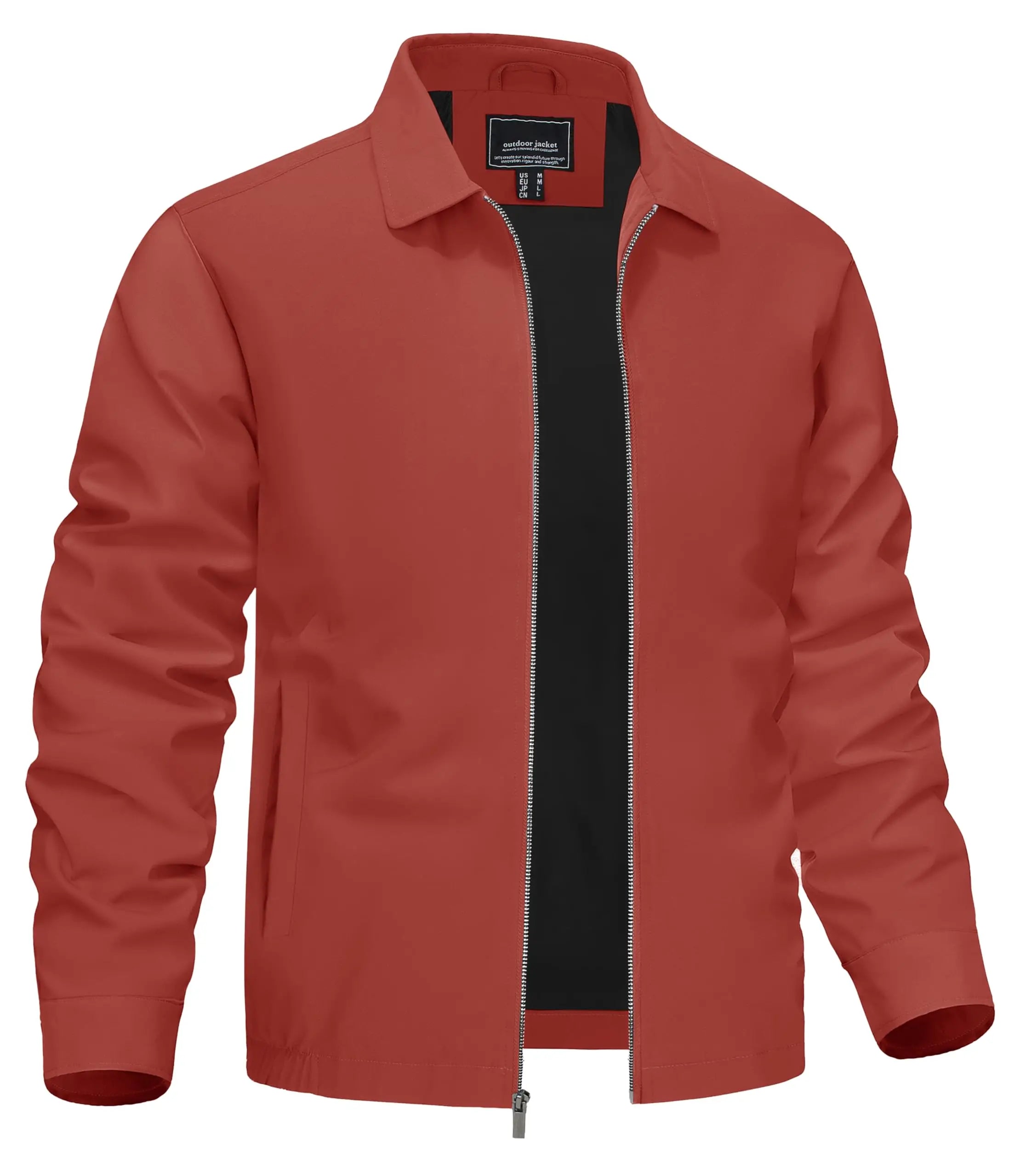 Variant image for Urban Voyager - Men's Lightweight Bomber Jacket with Zipper Pockets-50