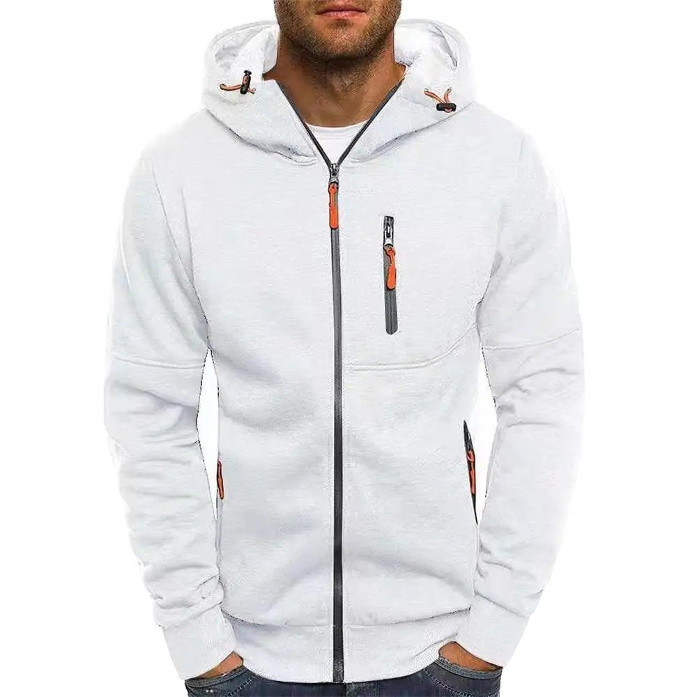 Variant image for UrbanTrend™ - Men's Slim Fit Zipper Hoodie for Casual Style-8